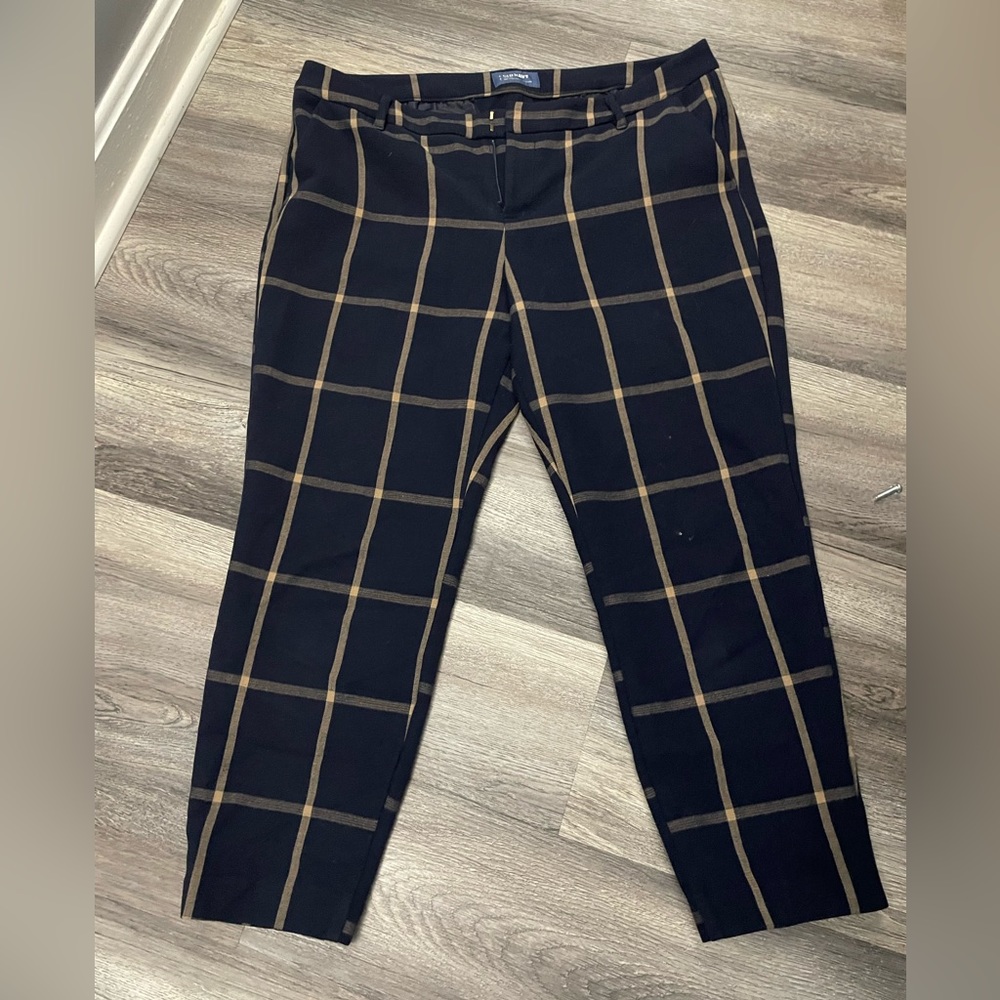 Plaid dress pants
